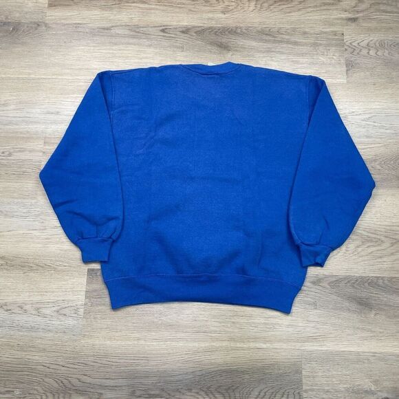Vintage Russell Athletic Sweatshirt Mens Extra Large Blue 90s Crewneck Pullover - Picture 5 of 9